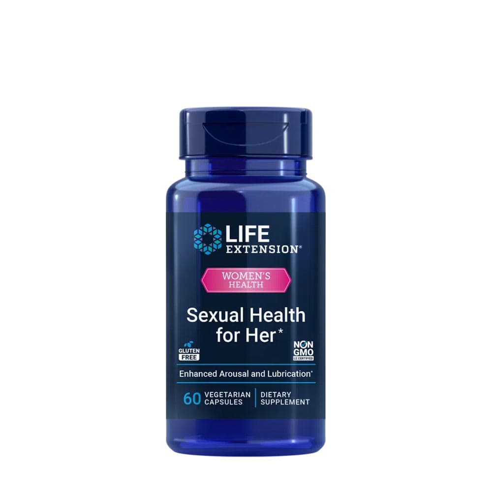 Life Extension - Sexual Health For Her - 60 Vcaps – Life Extension förpackning