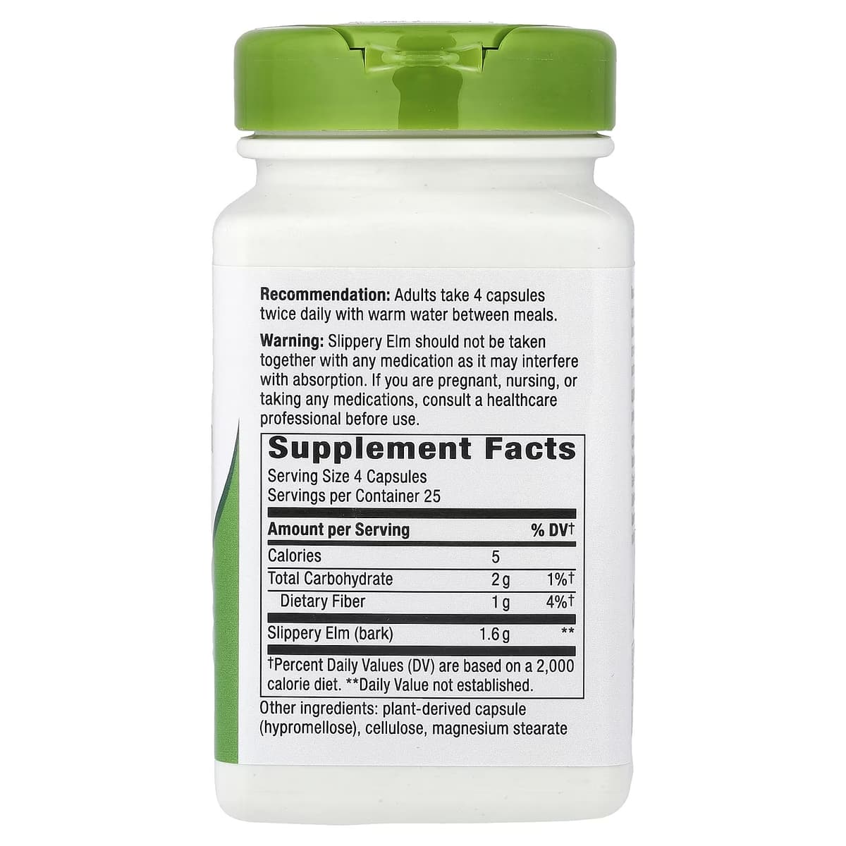 Nature'S Way - Slippery Elm Bark - 100 Caps