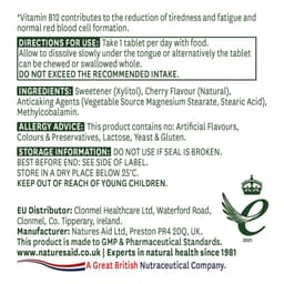 Natures Aid - Vitamin B12 - 90 Tabs