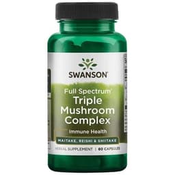 Swanson - Full Spectrum Triple Mushroom Complex - 60 Caps