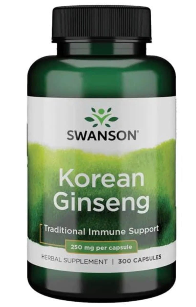 Swanson - Korean Ginseng - 300 Capsules – Swanson förpackning