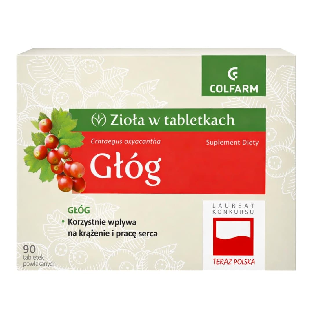 Colfarm - Hawthorn - 90 tablets – Colfarm förpackning