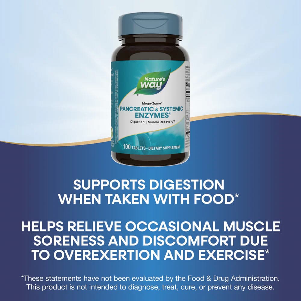 Nature's Way - Mega-Zyme Pancreatic & Systemic Enzymes
