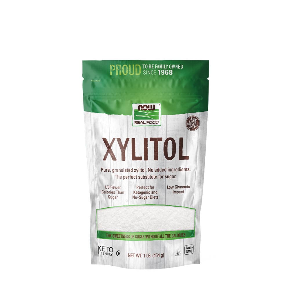 NOW Foods - Xylitol - 454g – NOW Foods förpackning
