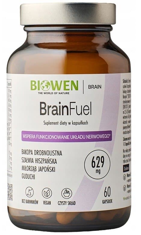 Biowen - BrainFuel - 60 Caps – Biowen förpackning