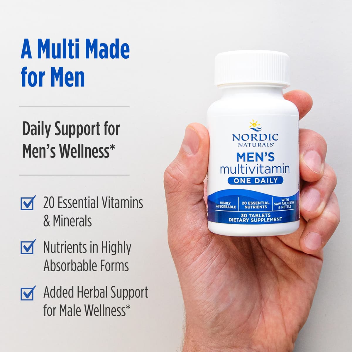 Nordic Naturals - Men'S Multivitamin One Daily - 30 Tabs