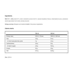 Vilgain - Proteiinijuoma Mansikka - 330ml
