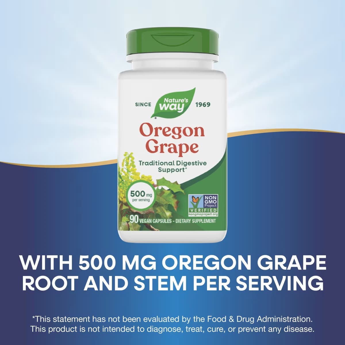 Nature'S Way - Oregon Grape - 90 Caps