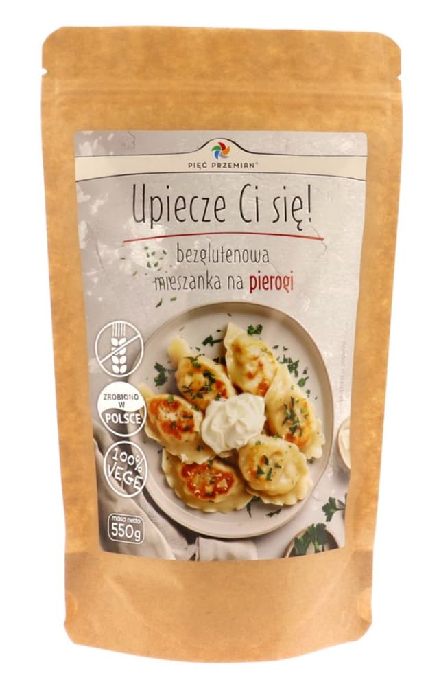 Pięć Przemian - Gluten-Free Pierogi Dough Mix - 550g – Pięć Przemian
