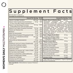 Codeage Kvinders Fermenterede Multivitamin+ - 120 Vcaps - 120 Vegetabilske Kapsler