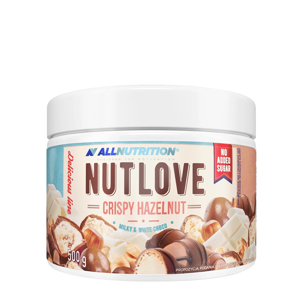 Allnutrition - Nutlove Crispy Hazelnut Milky & White Choco - 500g