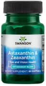 Swanson - Astaxanthin & Zeaxanthin - 60 Sgels