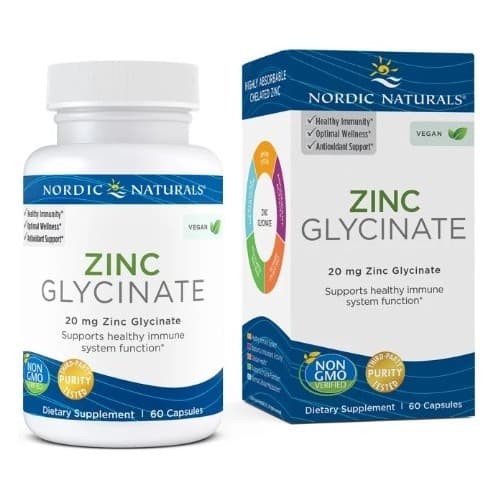Nordic Naturals - Zinc Glycinate - 60 Capsules