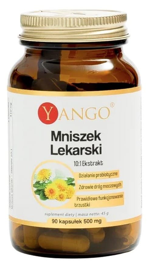 Yango - Dandelion Extract 10:1 - 90 Caps – Yango förpackning