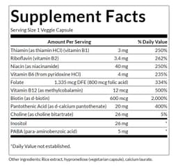 Swanson - B-Complex, Daily - 100 Vcaps