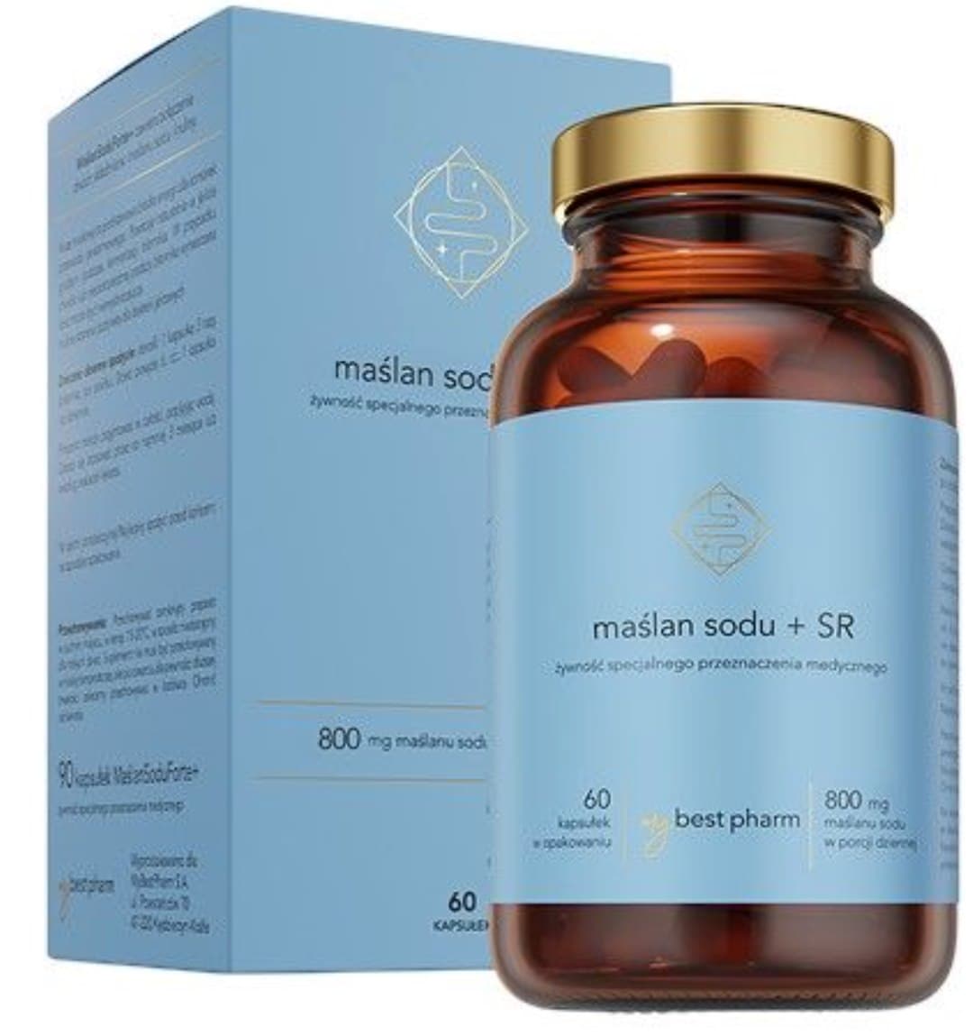 Best Pharm - Sodium Butyrate + SR - 60 Caps