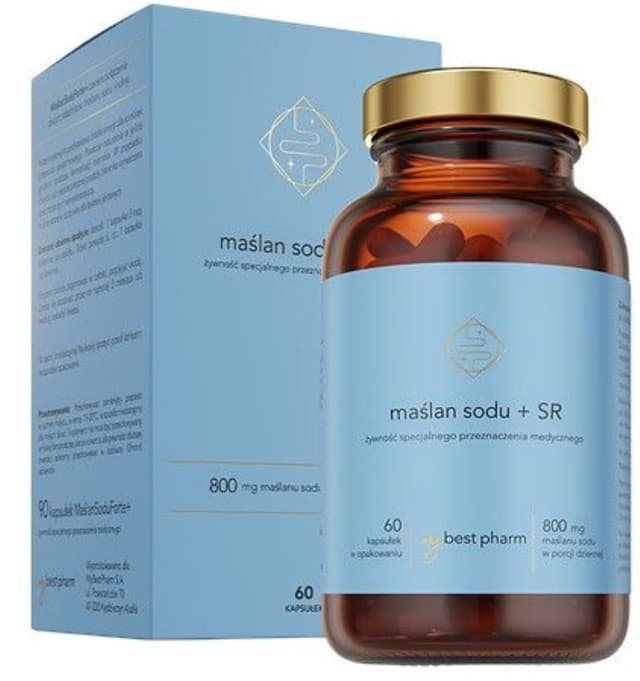 best pharm - Natriumbutyrat + SR - 60 kapslar – best pharm