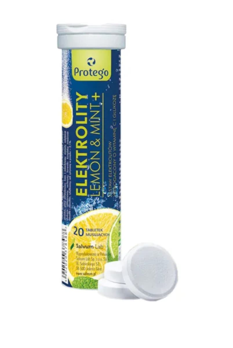 Protego - Electrolytes - 20 Tabs – Protego förpackning