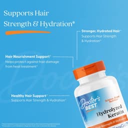 Doctor's Best - Hydrolyzed Keratin, 500mg - 60 Vcaps