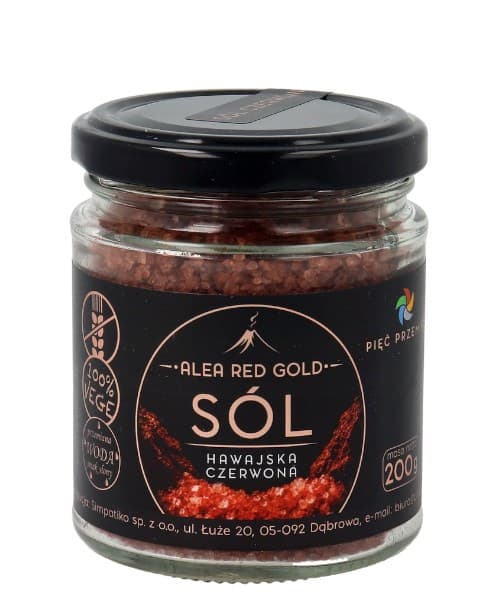 Pięć Przemian - Alea Red Gold Hawaiian Red Salt – Pięć Przemian förpackning
