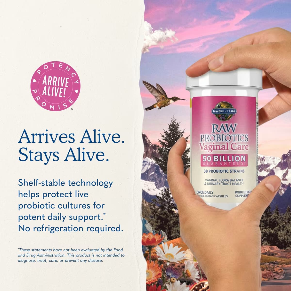 Garden Of Life - Raw Probiotics Vaginal Care - 30 Vcaps