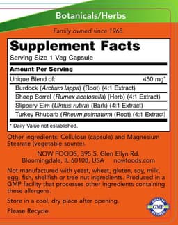 NOW Foods - Ojibwa Herbal Extract - 180 Veg Capsules
