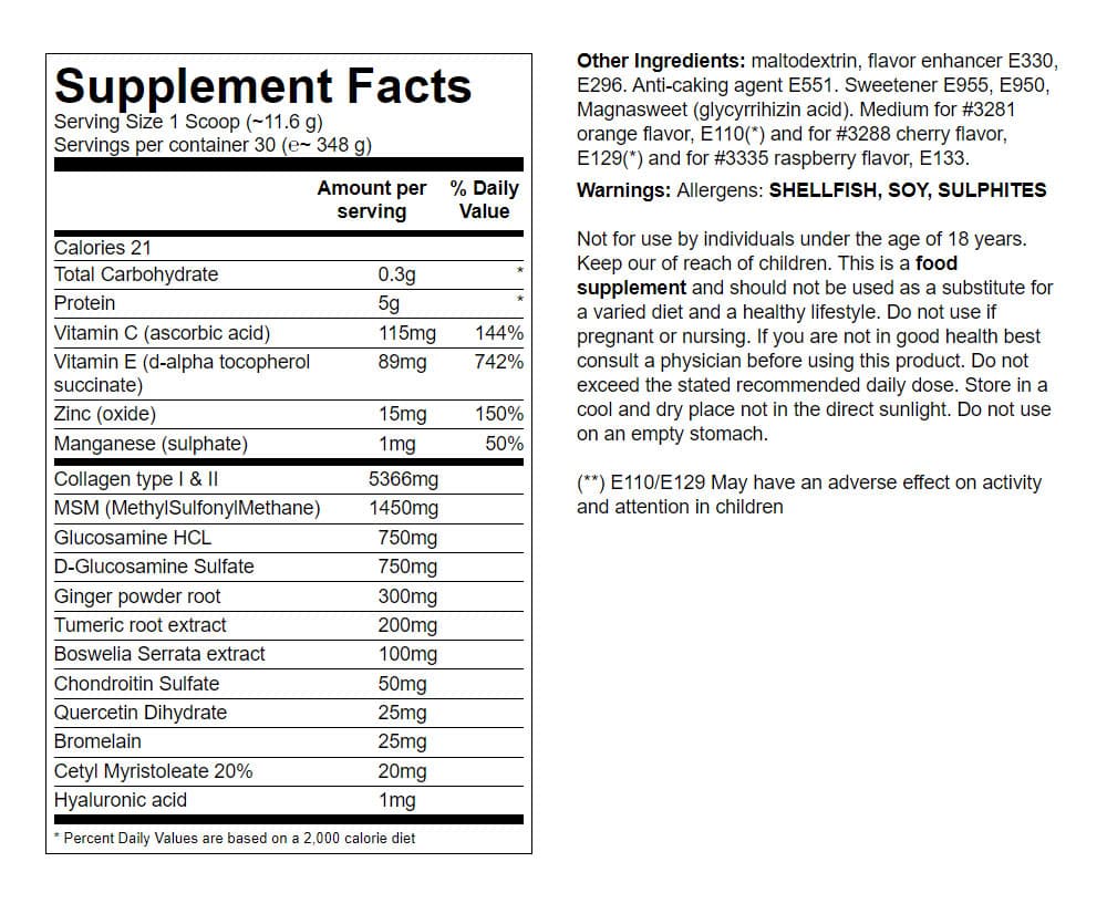Universal Nutrition - Flex, Blue Raspberry - 348g