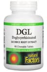 Natural Factors - DGL Deglycyrrhizinated Licorice Root Extract