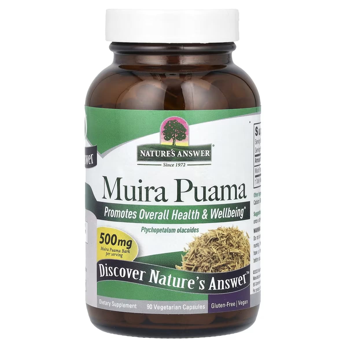 Nature's Answer - Muira Puama - 90 Vcaps
