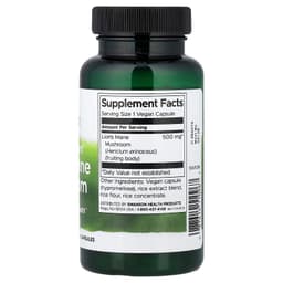 Swanson - Full Spectrum Lion'S Mane Mushroom - 500mg - 60 Caps