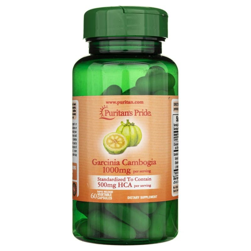 Puritan's Pride - Garcinia Cambogia - 60 Caps – Puritan's Pride förpackning