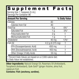 Nature's Answer - Liquid Omega-3 Deep Sea Fish Oil - 480ml