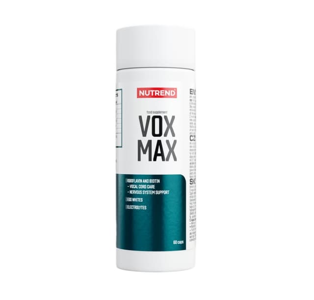 Nutrend - Vox Max - 60 caps – Nutrend