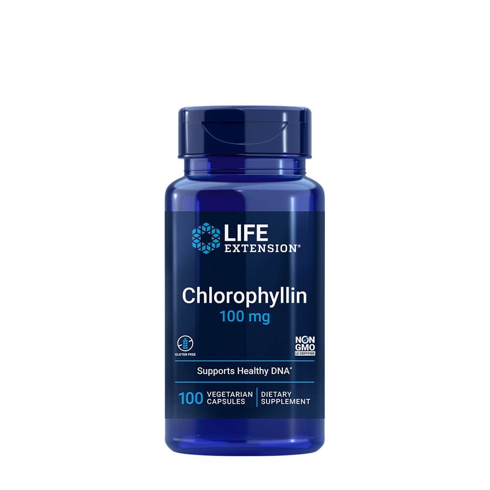 Life Extension - Chlorophyllin - 100 Vcaps – Life Extension förpackning