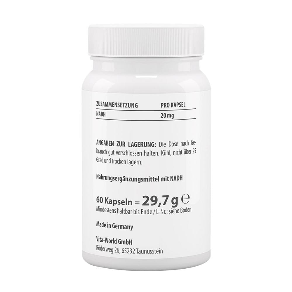 Vitaworld - NADH - 60 kapslar