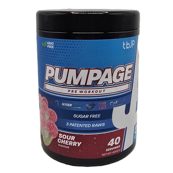 Trained by JP - Pumpage - Pre Workout – Trained by JP emballage