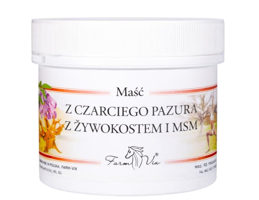 Farm-Vix - Devil'S Claw Salve With Comfrey And MSM - 150ml – Farm Vix förpackning