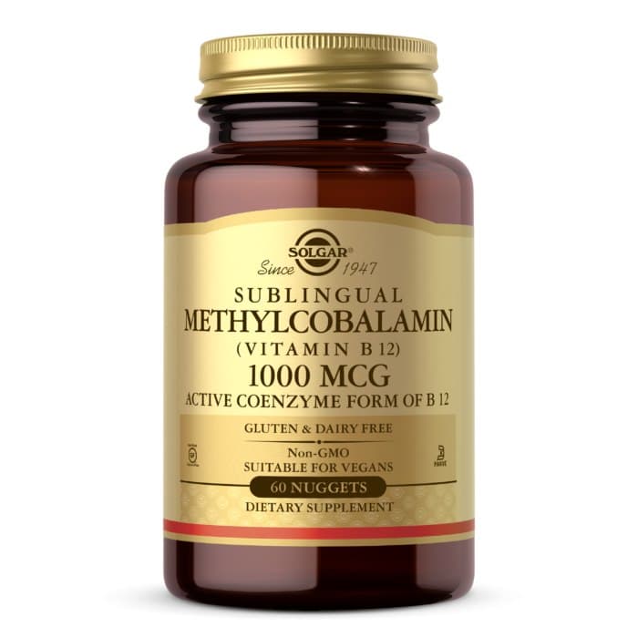 Solgar - Vitamin B12 - 1000mcg, 60 Tabs – Solgar förpackning