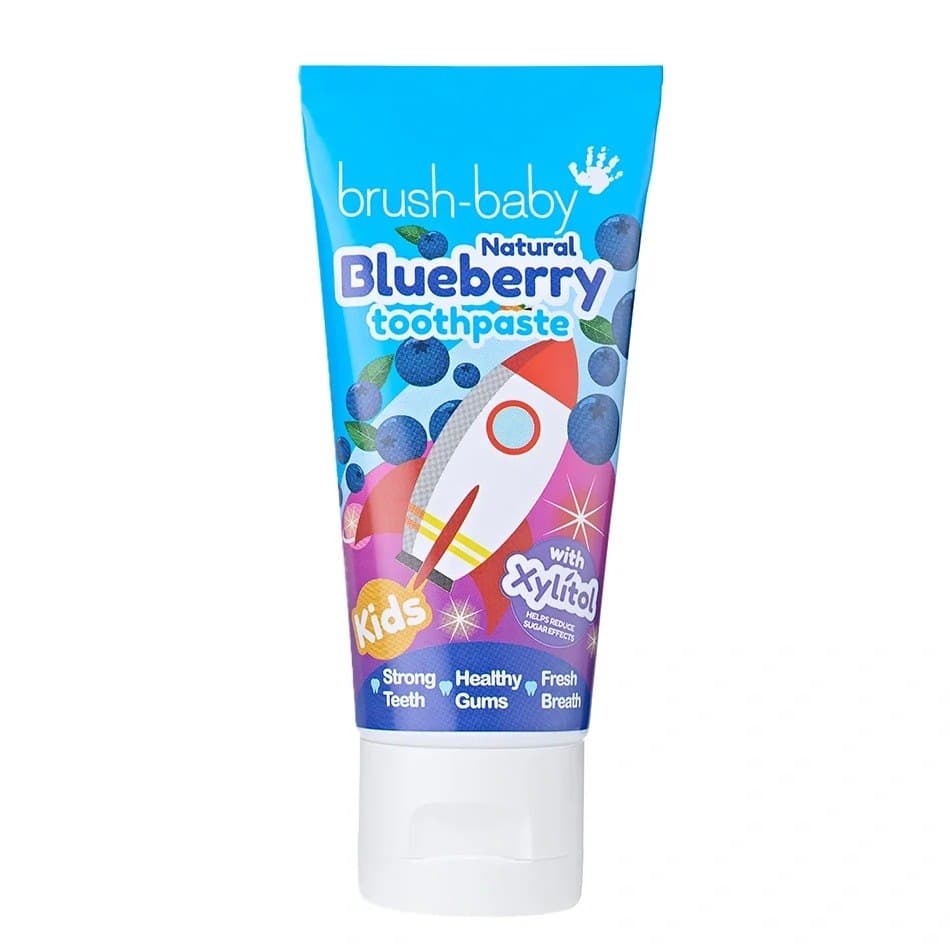 Brush-Baby - Natural Blueberry Toothpaste - 50ml – brush-baby förpackning