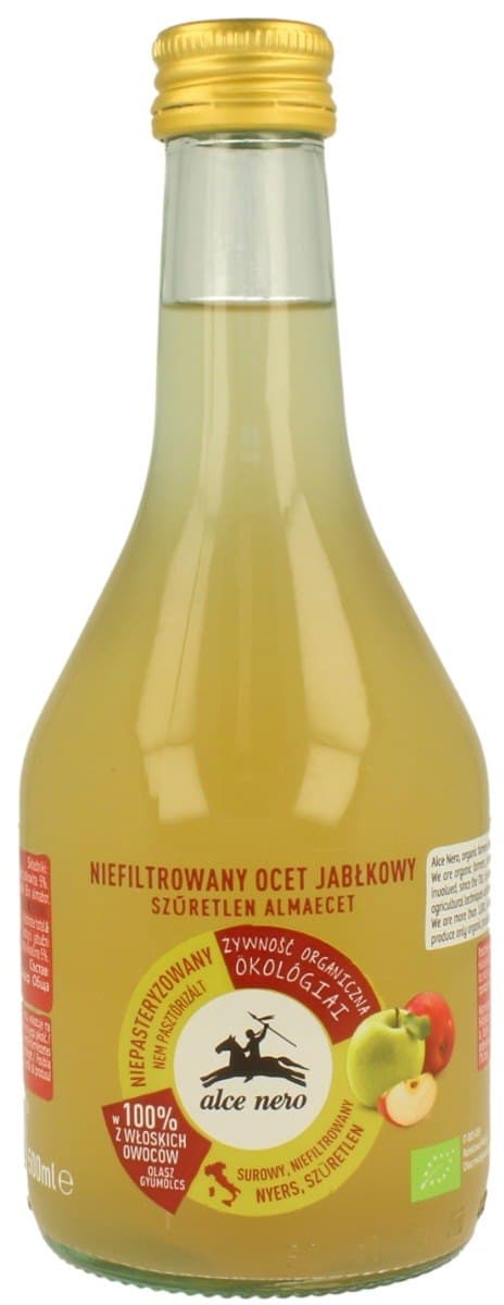 Alce Nero - Apple Cider Vinegar - 500ml – Alce Nero förpackning