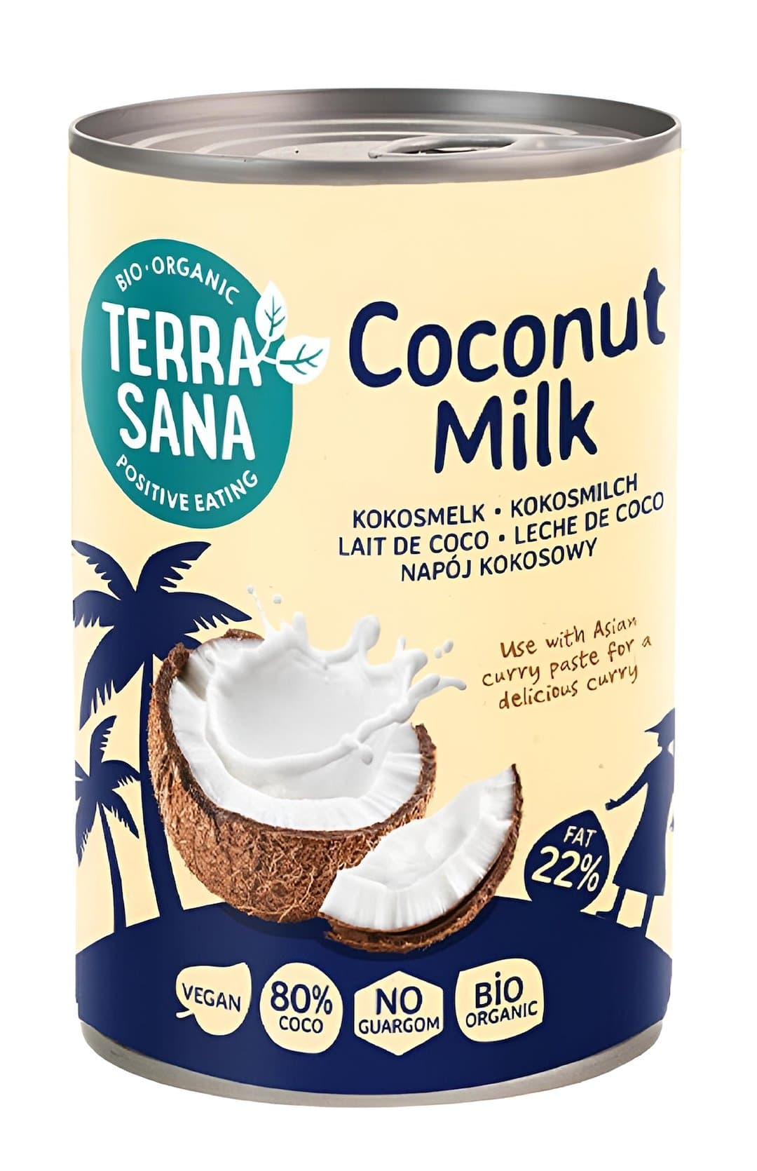 Terra Sana - Coconut Milk - 400ml – Terra Sana förpackning