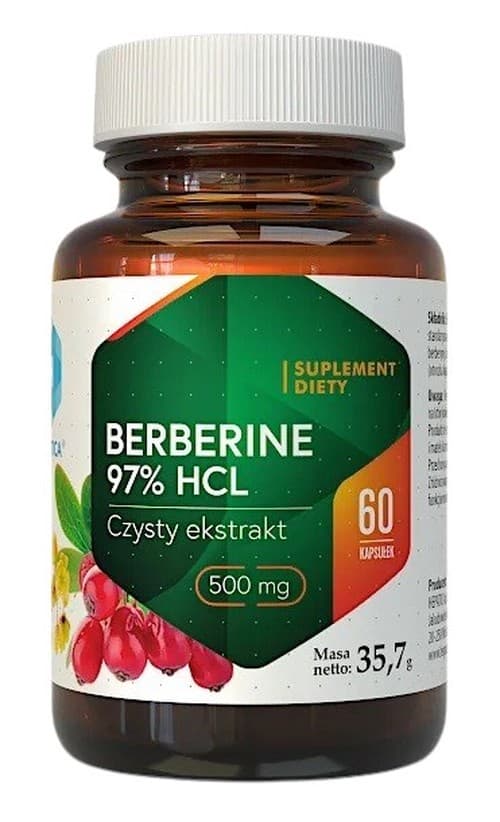Hepatica - Berberine 97% HCL - 60 Caps – Hepatica förpackning