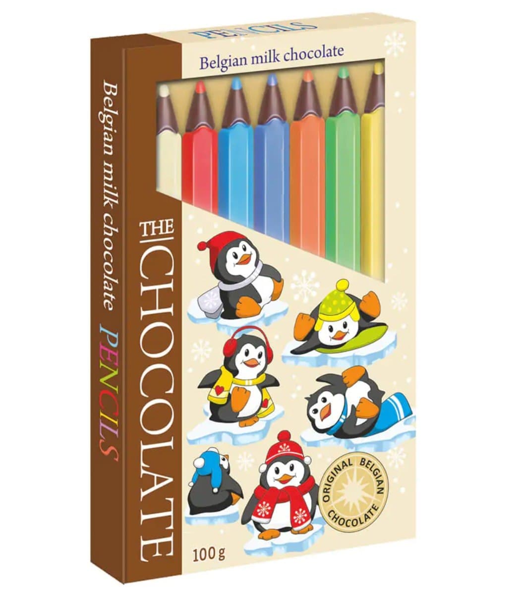 The Chocolate - Pencils - 100g – THE CHOCOLATE förpackning