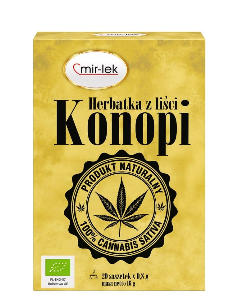 Mir-Lek - Hemp Leaf Tea - 20 Sachets, 10g