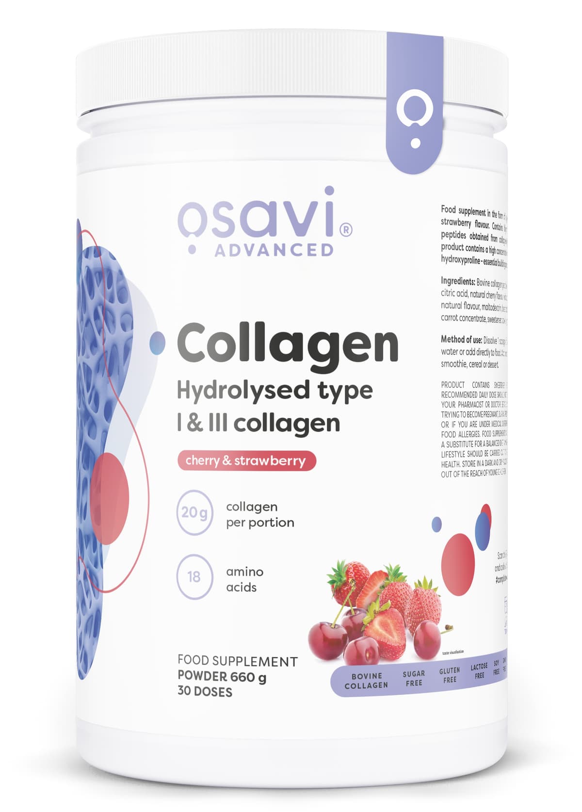 Osavi - Collagen Hydrolysed Type I & III – Osavi förpackning