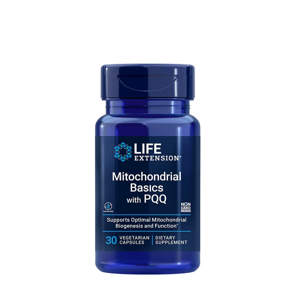 Life Extension - Mitochondrial Basics With PQQ - 30 Vcaps – Life Extension förpackning