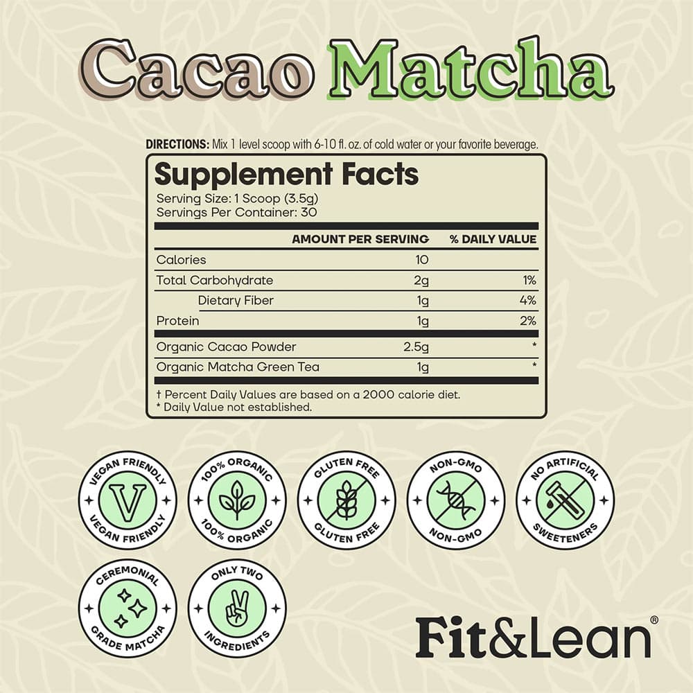 Fit & Lean - Cacao Matcha - 105g