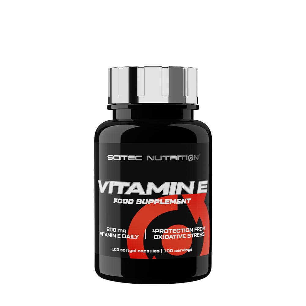 Scitec Nutrition - Vitamin E - 100 Sgels Caps – Scitec Nutrition förpackning