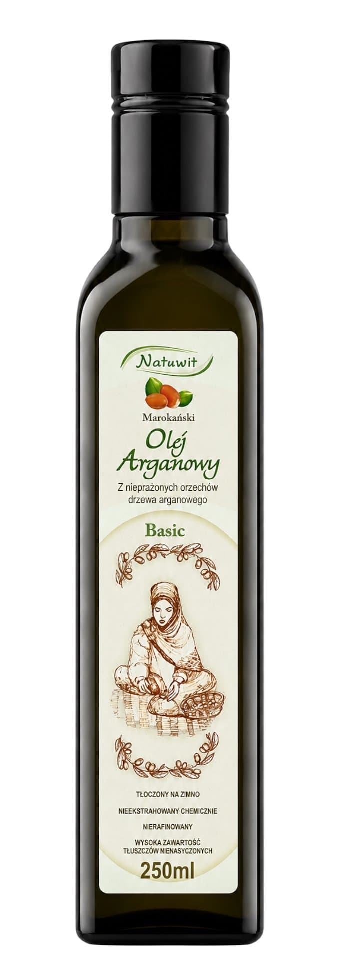 Natawit - Moroccan Argan Oil - 250ml – Natawit förpackning