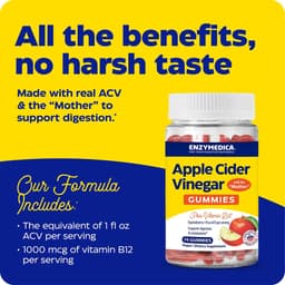 Enzymedica - Apple Cider Vinegar Gummies - 74 Gummies